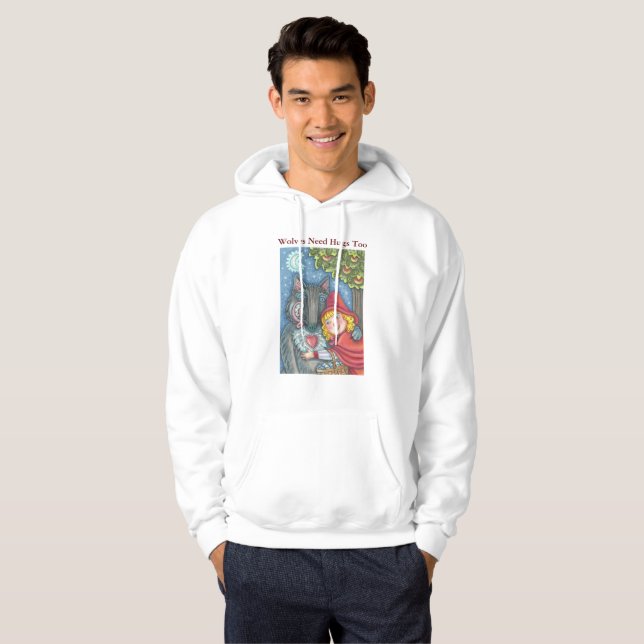 Wölfe brauchen auch Schläger, gehobene SWEATSHIRT  (Vorne ganz)