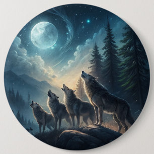 Wölfe Button