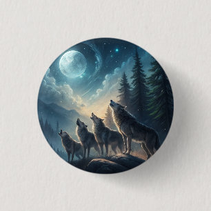 Wölfe Button