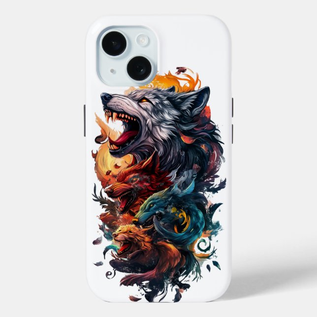 Wölfe Case-Mate iPhone Hülle (Rückseite)