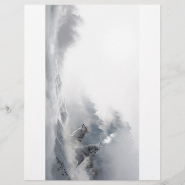 Wölfe heulen am Mond (Vorderseite)