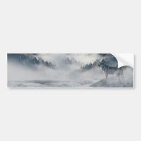 Wölfe in einer Winterlandschaft