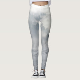Wölfe in einer Winterlandschaft Leggings