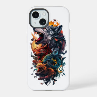 Wölfe iPhone 15 Hülle