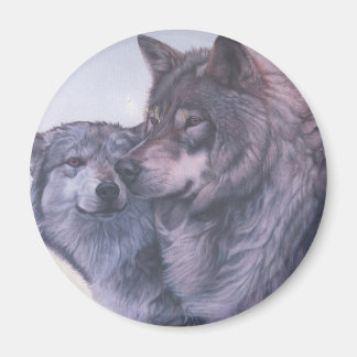Wölfe Magnet