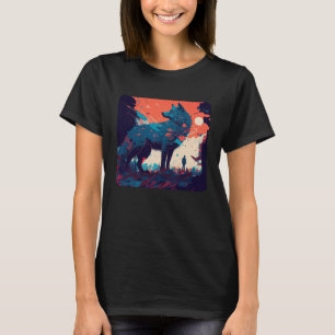 Wölfe Männer Frauen Kinder 5 T-Shirt