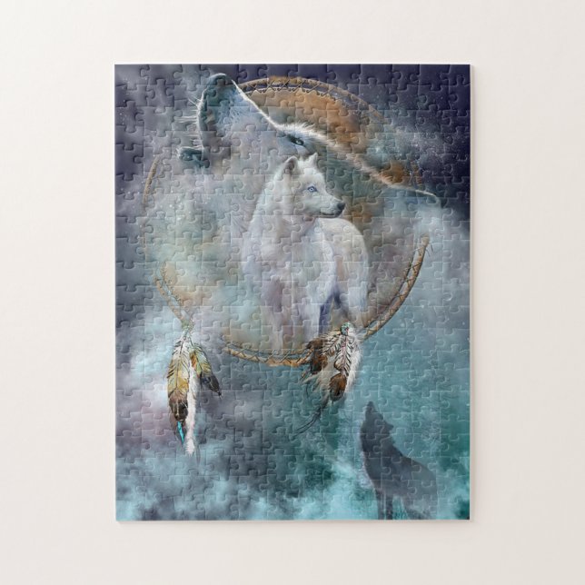 Wölfe Puzzle (Vertikal)