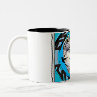 Wölfe sehen Tasse
