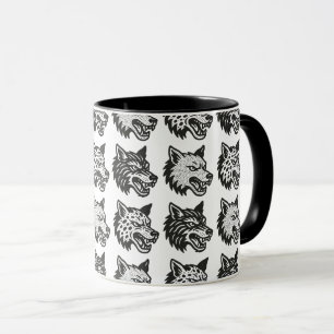 Wölfe Tasse
