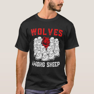 Wölfe unter Schafen, die ich Geboren als Schafwolf T-Shirt
