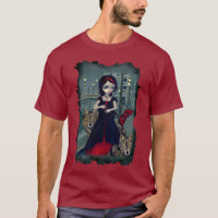 Wölfe Venedig gotischen Vampire-Fee Shirts