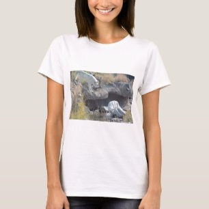 Wölfe Wald Natur Land Frieden Liebe Tier T-Shirt