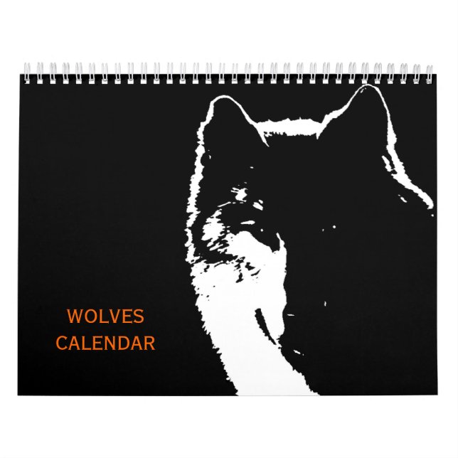 Wölfe - Wildtiere Kalender (Titelbild)