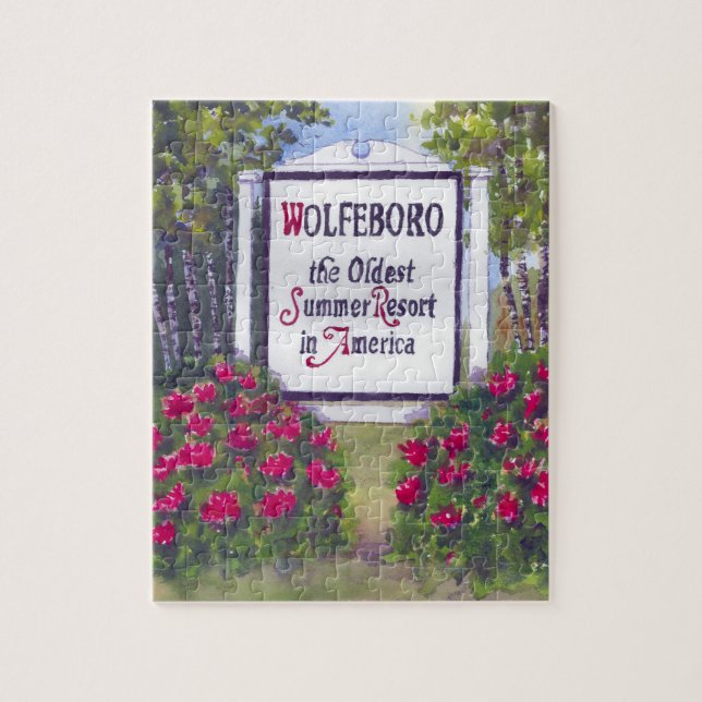 WOLFEBORO NH PUZZLESPIEL PUZZLE (Vertikal)