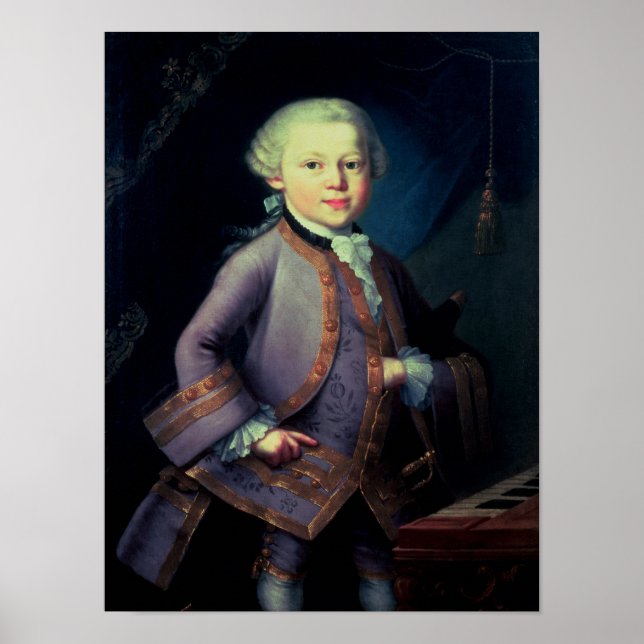 Wolfgang Amadeus Mozart , 1763 Poster (Vorne)