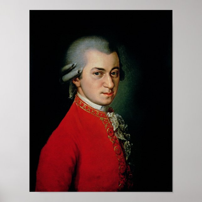 Wolfgang Amadeus Mozart, 1818 Poster (Vorne)