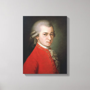 Wolfgang Amadeus Mozart 1819 – Barbara Krafft Leinwanddruck
