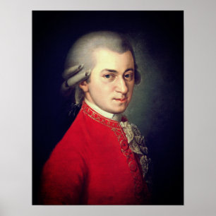 Wolfgang Amadeus Mozart 1819 – Barbara Krafft Poster