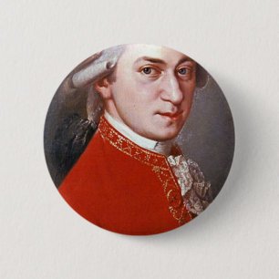 Wolfgang Amadeus Mozart Button