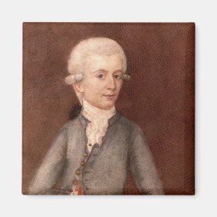 Wolfgang Amadeus Mozart, c.1780 Magnet