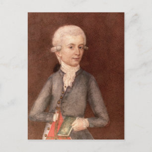 Wolfgang Amadeus Mozart, c.1780 Postkarte