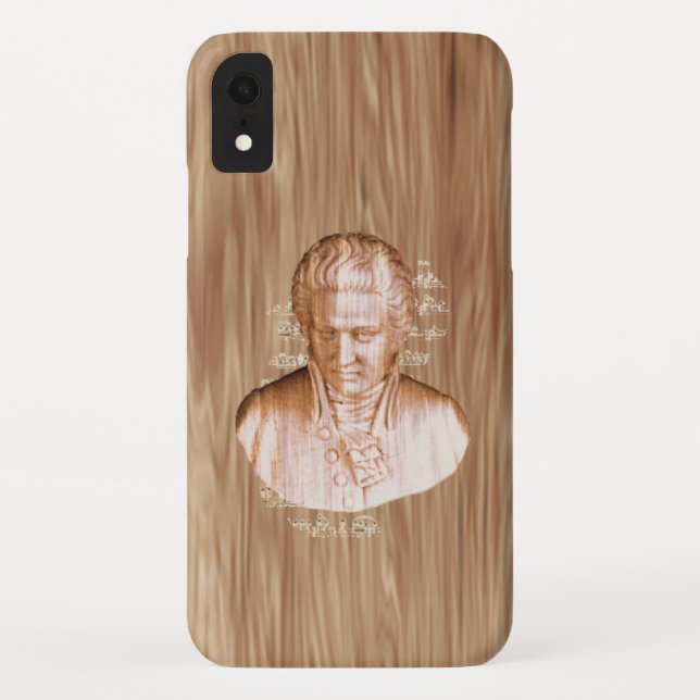Wolfgang Amadeus Mozart Case-Mate iPhone Hülle (Rückseite)