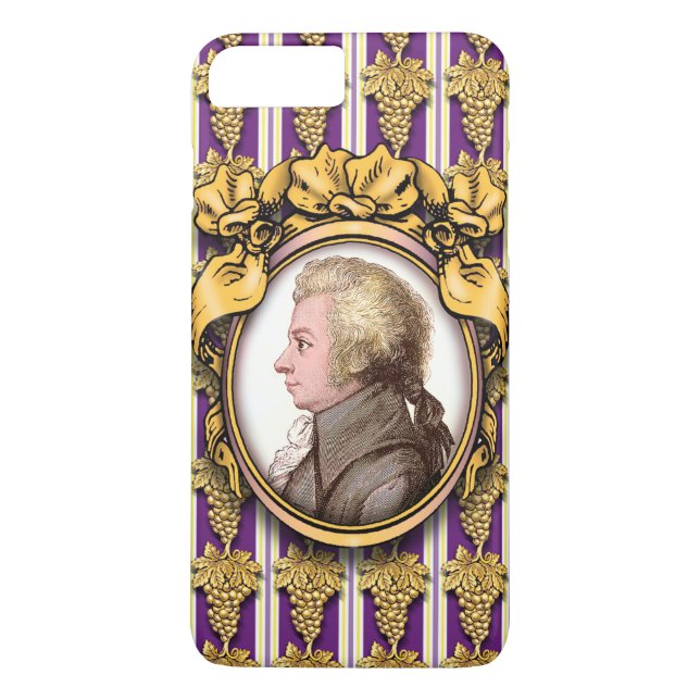 Wolfgang Amadeus Mozart Case-Mate iPhone Hülle (Rückseite)