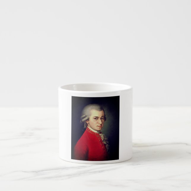 Wolfgang Amadeus Mozart Espressotasse (Vorderseite)