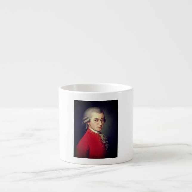 Wolfgang Amadeus Mozart Espressotasse (Vorderseite)