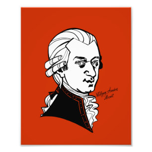 Wolfgang Amadeus Mozart Fotodruck
