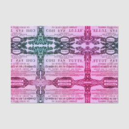 ♥ Wolfgang Amadeus Mozart Herz Oper Cosi fan tutte Seidenpapier