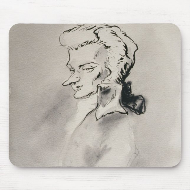 Wolfgang Amadeus Mozart Mousepad (Vorne)