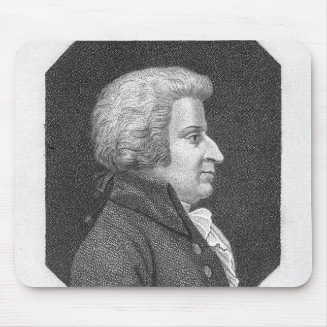 Wolfgang Amadeus Mozart Mousepad (Vorne)