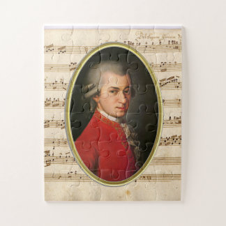 Wolfgang Amadeus Mozart Portrait Puzzle