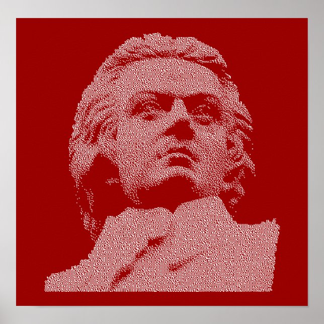 Wolfgang Amadeus Mozart Poster (Vorne)