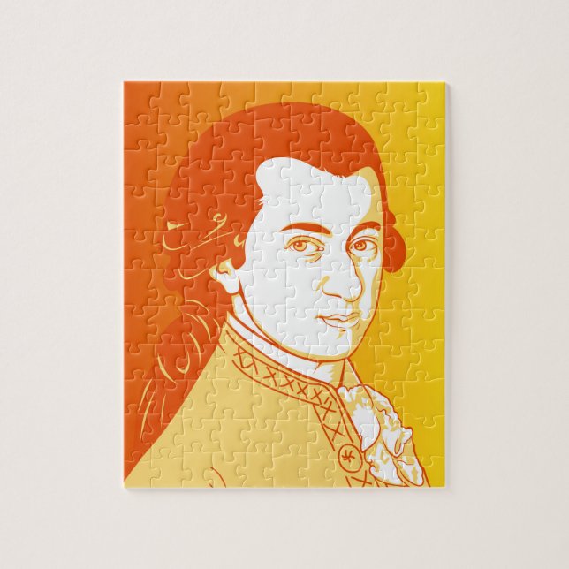 Wolfgang Amadeus Mozart Puzzle (Vertikal)
