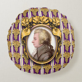 Wolfgang Amadeus Mozart Rundes Kissen