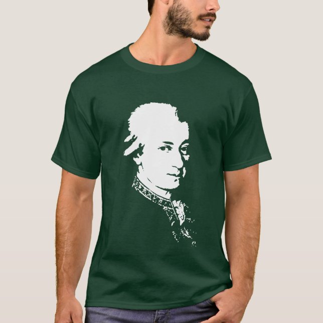 Wolfgang Amadeus Mozart T-Shirt (Vorderseite)