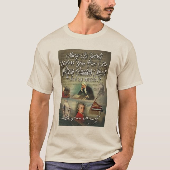 Wolfgang Amadeus Mozart T-Shirt (Vorderseite)