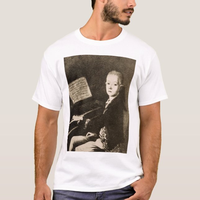 Wolfgang Amadeus Mozart T-Shirt (Vorderseite)
