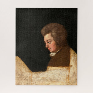 Wolfgang Amadeus Mozart, unvollendetes Portrait, 1 Puzzle