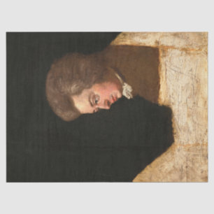 Wolfgang Amadeus Mozart, unvollendetes Portrait, 1 Seidenpapier