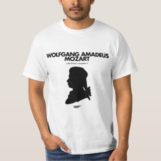 Wolfgang- Amadeus Mozartweiß T - Shirt
