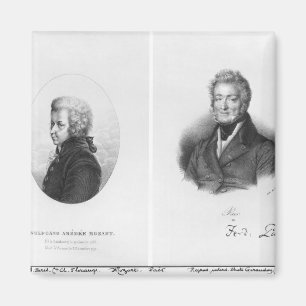 Wolfgang Amedeus Mozart und Ferdinando Paer Magnet