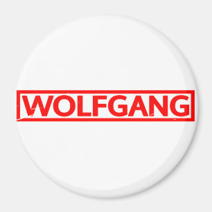 Wolfgang Briefmarke Magnet