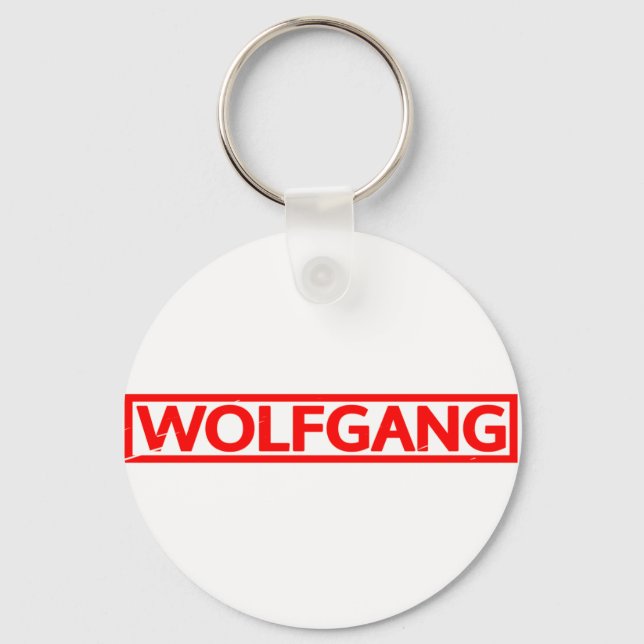 Wolfgang Briefmarke Schlüsselanhänger (Vorderseite)