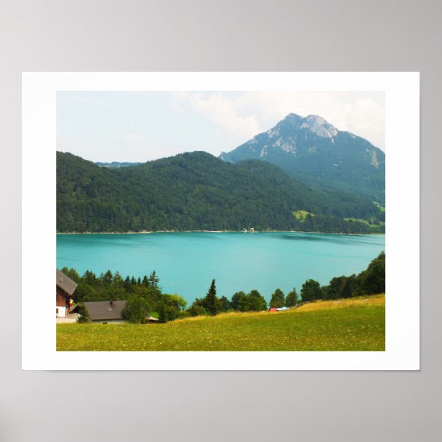 Wolfgangsee See Poster (Vorne)