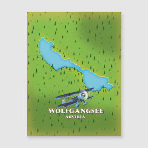 Wolfgangsee-Seeblick Magnetkarte