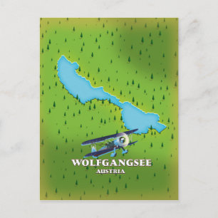 Wolfgangsee-Seeblick Postkarte