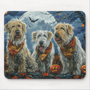 Wolfhound Halloween Spooky Mousepad